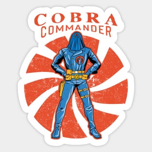 Retro Cobra Commander Sticker